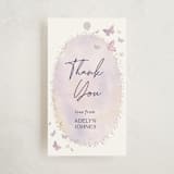 "Fabled" - Baby Shower Favor Tags in Blush by Jelena Vuletic - Front