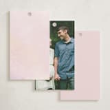 "Fabled" - Baby Shower Favor Tags in Blush by Jelena Vuletic - Back of Tag Options