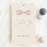"Neddy" - Baby Shower Favor Tags in Petal by Carrie ONeal - Front