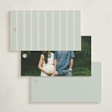 "Little Love Story" - Baby Shower Favor Tags in Sage by Ana de Sousa - Back of Tag Options