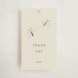 "Butterfly Garden" - Baby Shower Favor Tags in Petal by Ani Somi - Front