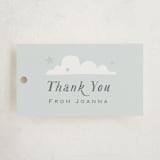 "Little Explorer" - Baby Shower Favor Tags in Powder by Hannah Williams - Front