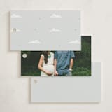 "Little Explorer" - Baby Shower Favor Tags in Powder by Hannah Williams - Back of Tag Options