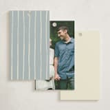 "Baseball Baby Shower" - Baby Shower Favor Tags in Sky by Rebekah Canavan - Back of Tag Options