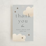 "Twinkle Twinkle" - Baby Shower Favor Tags in Sky by Joyce Pinheiro - Front