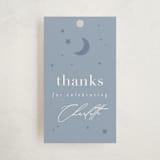 "Special Delivery" - Baby Shower Favor Tags in Bluebell by Hudson meet Rose - Front