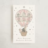 "Bebe" - Baby Shower Favor Tags in Cotton Candy by Jenna Holcomb - Front