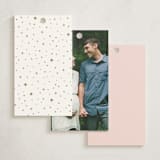 "Bebe" - Baby Shower Favor Tags in Cotton Candy by Jenna Holcomb - Back of Card Options