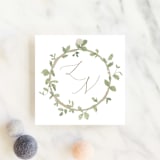 "Canopy" - Baby Shower Favor Tags in Ivy by Everett Paper Goods - Front