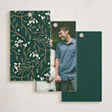 "Illuminated Storybook" - Baby Shower Favor Tags in Evergreen by Alethea and Ruth - Back of Tag Options