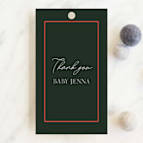 "Deer Forest" - Baby Shower Favor Tags in Forest by Elly - Front