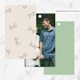 "Wrapped Up" - Baby Shower Favor Tags in Pistachio by Olivia Kanaley Inman - Back of Tag Options