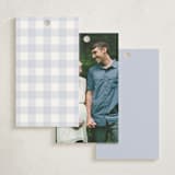 "Bitty Bouquet" - Baby Shower Favor Tags in Periwinkle by Paper Raven Co. - Back of Tag Options