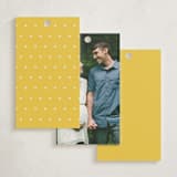"Simple Duck" - Baby Shower Favor Tags in Banana by Brianne Larsen - Back of Tag Options