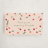 "Cherry Sweet" - Baby Shower Favor Tags in Cherry Pie by Erin German - Front