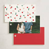 "Cherry Sweet" - Baby Shower Favor Tags in Cherry Pie by Erin German - Back of Tag Options