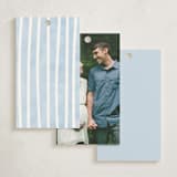 "Folk woodland" - Baby Shower Favor Tags in Sky by Creo Study - Back of Tag Options