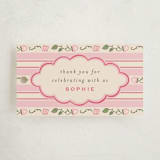 "Very Berry" - Baby Shower Favor Tags in Berry by letterfix - Front