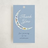 "Floral Moon" - Baby Shower Favor Tags in Moon Flower by Alethea and Ruth - Front