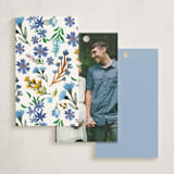 "Floral Moon" - Baby Shower Favor Tags in Moon Flower by Alethea and Ruth - Back of Tag Options