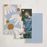 "Flower Sprinkle" - Baby Shower Favor Tags in Sky by Aviva Atri - Back of Tag Options