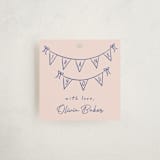 "Baby Garland" - Baby Shower Favor Tags in Cupcake by Ashley Iwafuchi - Front
