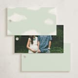 "tippaleipä" - Baby Shower Favor Tags in Mint by chocomocacino - Back of Tag Options