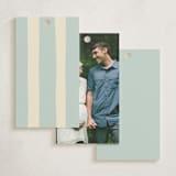 "Beach Babe" - Baby Shower Favor Tags in Ocean by Robert and Stella - Back of Tag Options