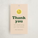 "Scout Badges" - Baby Shower Favor Tags in Sunshine by Hudson meet Rose - Front