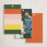 "Scout Badges" - Baby Shower Favor Tags in Sunshine by Hudson meet Rose - Back of Tag Options