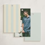 "we're having a party" - Baby Shower Favor Tags in Powder Blue by Ellen Schlegelmilch - Back of Tag Options