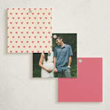 "Build a Library" - Baby Shower Favor Tags in Peony by Ilene Guy - Back of Card Options