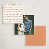 "Stork Party" - Baby Shower Favor Tags in Tangerine by Zani van Zyl - Back of Tag Options