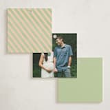 "Botanical maximalism" - Baby Shower Favor Tags in Poppy by Creo Study - Back of Card Options