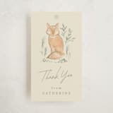 "Vintage woodland" - Baby Shower Favor Tags in Ginger by Creo Study - Front