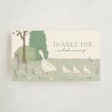 "Cottage Baby" - Baby Shower Favor Tags in Cream by Kiersten Garner - Front
