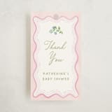 "Baby in bloom" - Baby Shower Favor Tags in Garden Glory by Creo Study - Front