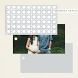 "Boho Frame" - Baby Shower Favor Tags in Dove by Tamara Hilje - Back of Tag Options