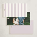 "Resort" - Baby Shower Favor Tags in Lilac by Kelly Schmidt - Back of Tag Options