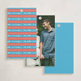 "Oh Baby It's Time" - Baby Shower Favor Tags in Blueberry by Kartika Paramita - Back of Tag Options