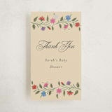 "Rotan" - Baby Shower Favor Tags in Summer by Deynaaz Daraei - Front