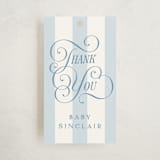 "Oh Boy!" - Baby Shower Favor Tags in Bluebonnet by Laura Hankins - Front