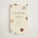 "block letters" - Baby Shower Favor Tags in Muted by Ellen Schlegelmilch - Front