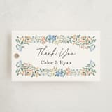 "Sweet Garden" - Baby Shower Favor Tags in Pastel by Elly - Front