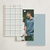 "Little Goose" - Baby Shower Favor Tags in Raindrop by Teju Reval - Back of Tag Options