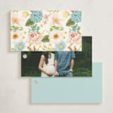 "Butterflies & Botanicals" - Baby Shower Favor Tags in Sky by Susan Moyal - Back of Tag Options