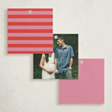 "Striped Baby Buggy" - Baby Shower Favor Tags in Rose by mo kelley - Back of Tag Options