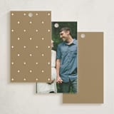 "Gold Rattle" - Baby Shower Favor Tags in Cotton by Stacy Maalouf - Back of Tag Options