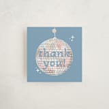 "Groovy Baby" - Baby Shower Favor Tags in Cobalt by Janna Sue Design - Front