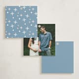 "Groovy Baby" - Baby Shower Favor Tags in Cobalt by Janna Sue Design - Back of Tag Options